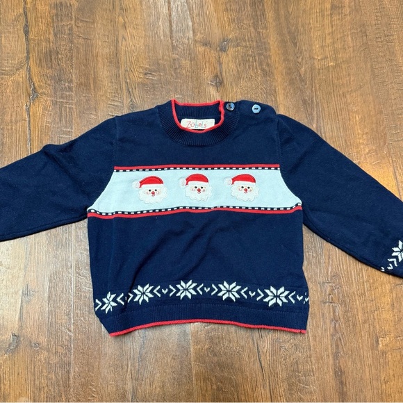 Zubels Other - Zubels Christmas Knit  Santa Sweater | Size 24 Months / 2T